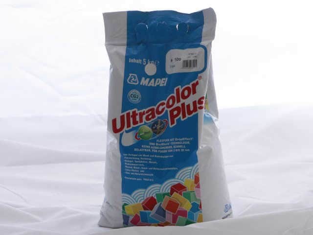 Fugenmaterial weiß - Ultracolor plus 5 kg Sack 100, Fugenmörtel