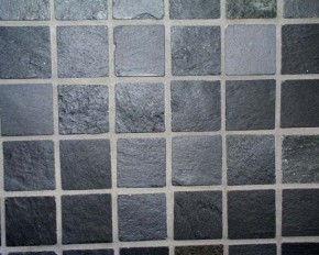 Mosaik schwarz anthrazit 4,5 x 4,5 x 1 cm MC 0674